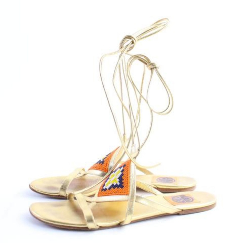 Tory Burch Gladiator Logo Sandals 44MR0515